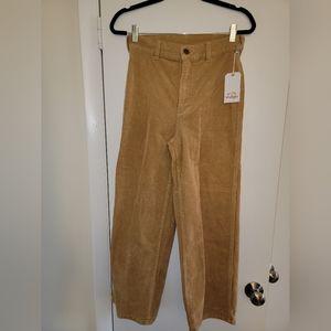 BILLABONG X WRANGLER - retro courdory wide leg pants - size 27